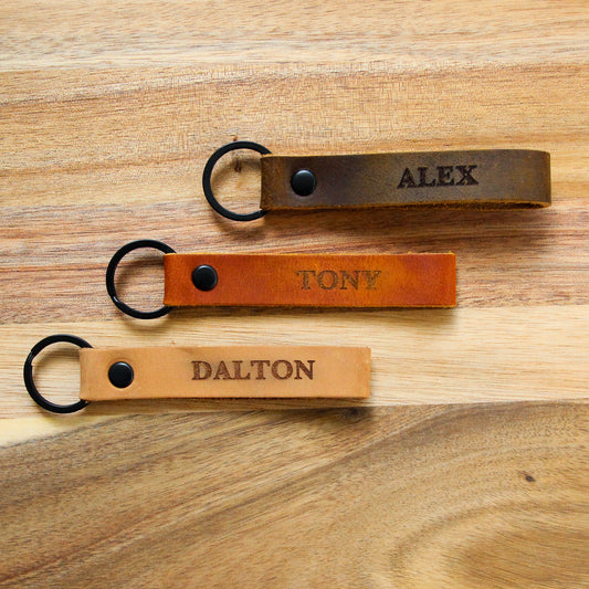 Leather Keychains