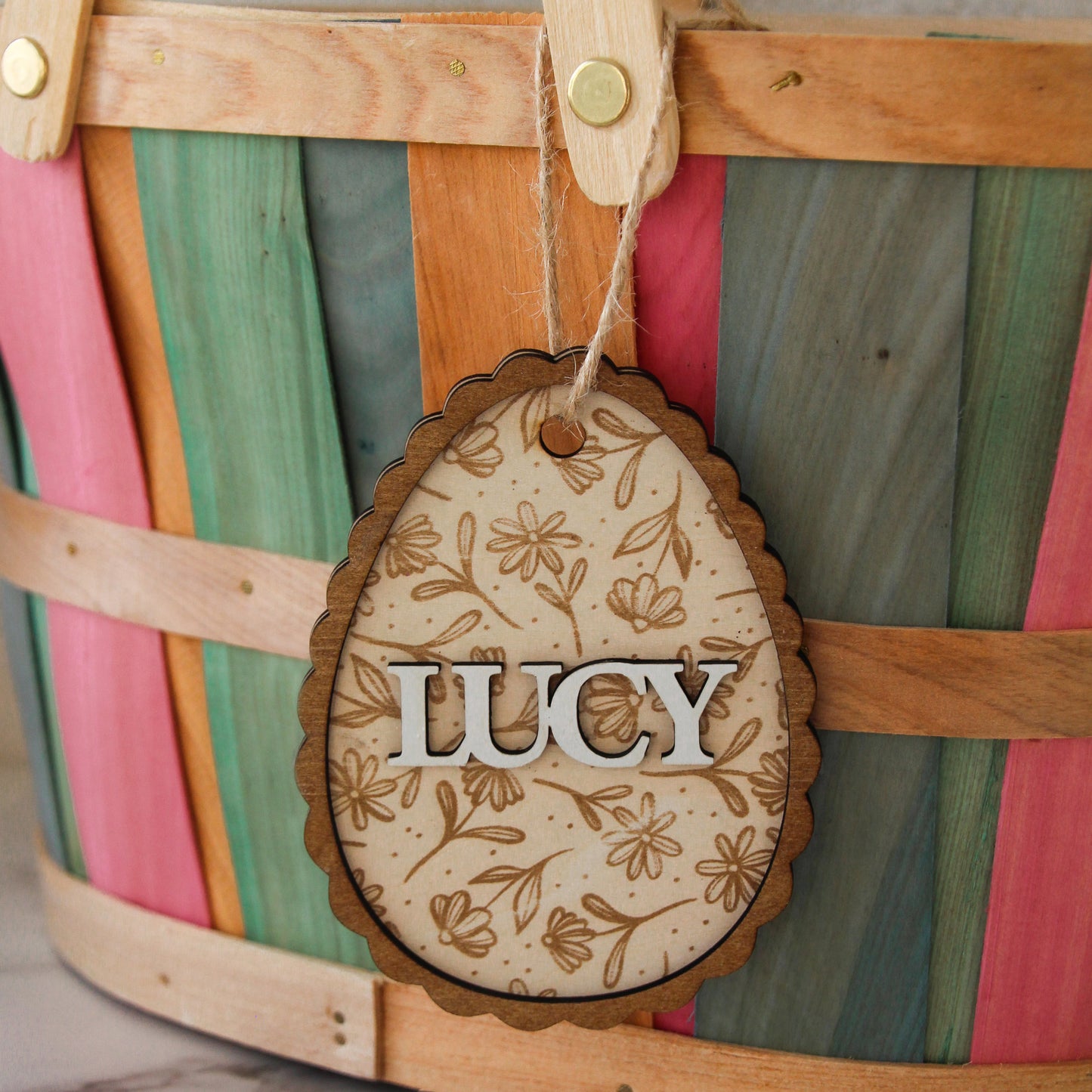 Personalized Easter Basket Tags