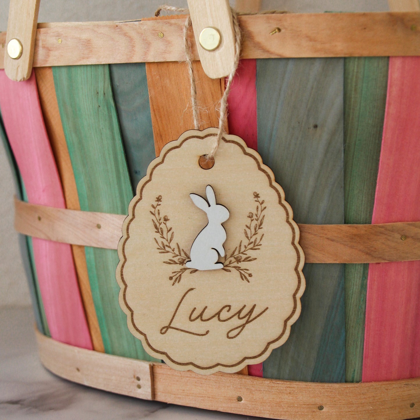 Personalized Easter Basket Tags