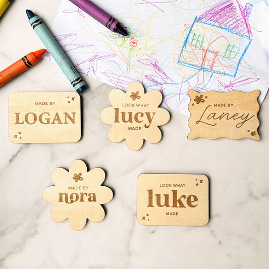 Personalized Kids’ Artwork Magnets